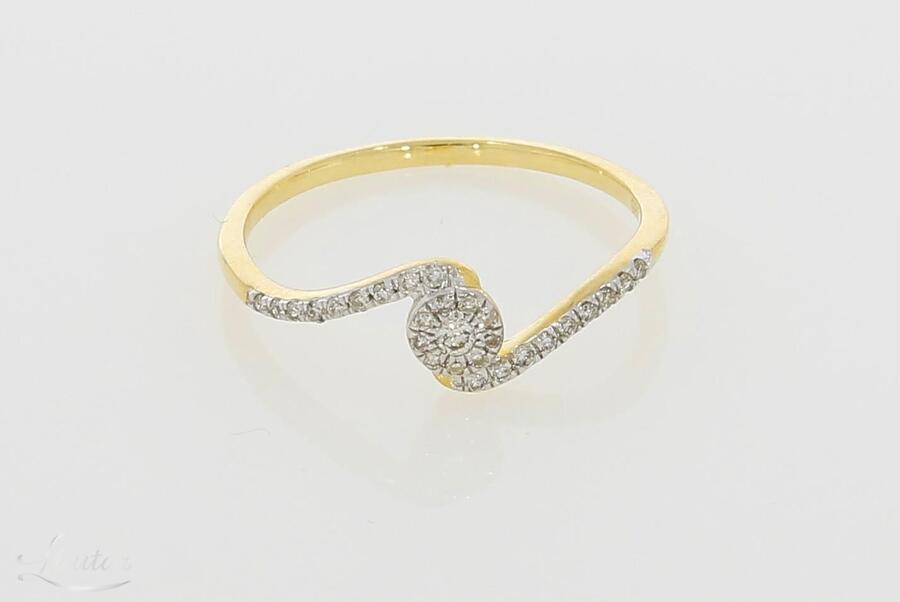 Kuldsõrmus 585* Briljandid