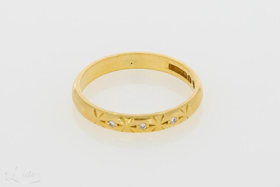 Kuldsõrmus 750* Briljandid