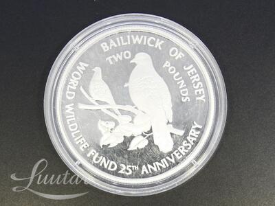 Hõbemünt 925* 2 Pounds 1987a