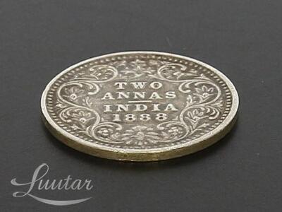 Hõbemünt 1888 Two Annas Victoria Empress 917*
