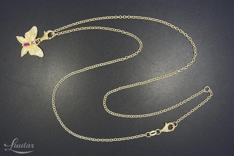 Hõbekaelakett + kulon 925* Liblikas