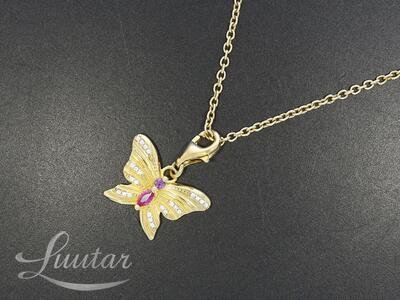 Hõbekaelakett + kulon 925* Liblikas