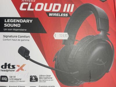 Juhtmevabad kõrvaklapid HYPERX CLOUD III