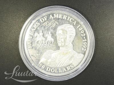 Hõbemünt 50 dollars 925* 1993