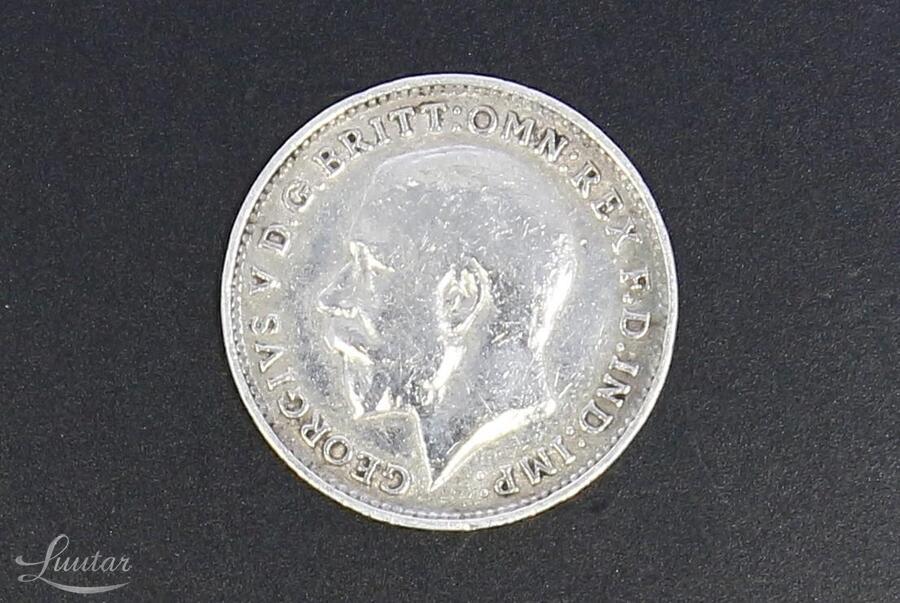 Hõbemünt 3 Pence George V 1916a 925*