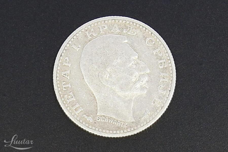 Hõbemünt 835* 50 Para Petar I 1915a