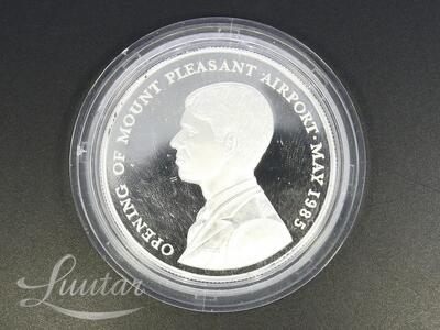 Hõbemünt 925* 50 Pence Elizabeth II 1985a