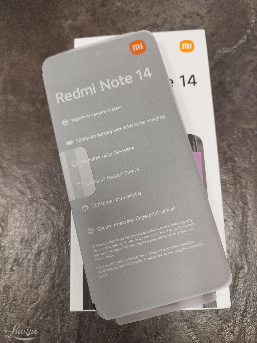 Mobiiltelefon Xiaomi Redmi Note 14 256gb