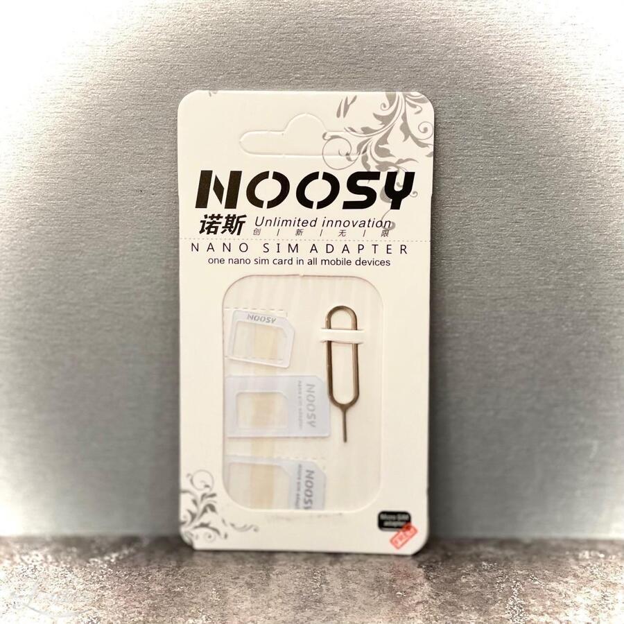 Adapter SIM-kaart Nano→Micro→Mini valge