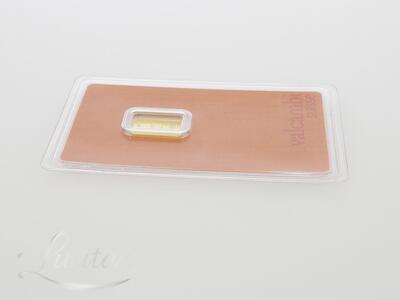 Kuldplaat 999* Valcambi Suisse 