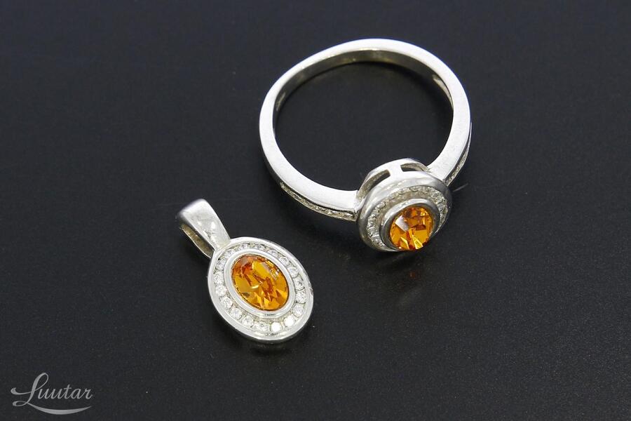 Hõbesõrmus+Hõbe kulon 925*