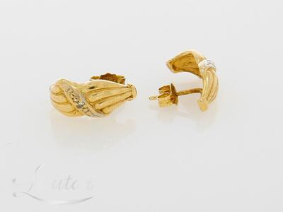 Kuldkõrvarõngad 585* Briljandid