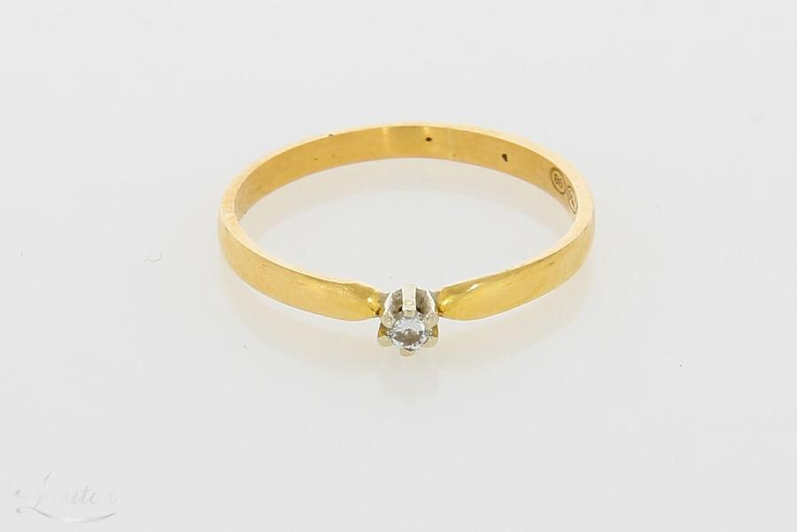 Kuldsõrmus 750* Briljant