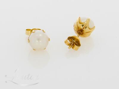 Kuldkõrvarõngad 585* Pärlid