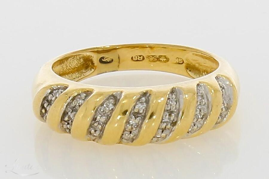 Kuldsõrmus 585* Briljandid