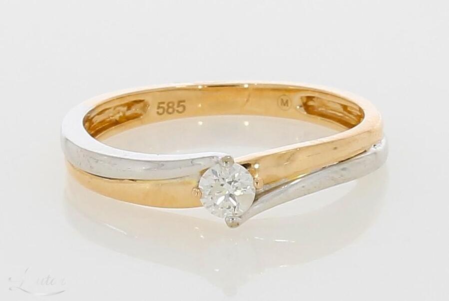 Kuldsõrmus 585* Briljant 0.15ct