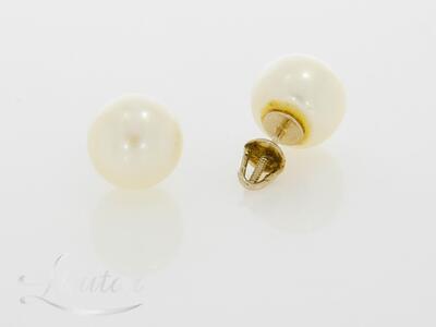 Kuldkõrvarõngad 585* Pärlitega