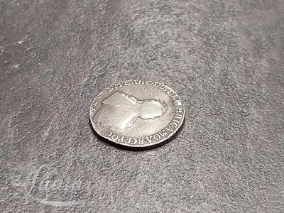 Hõbemünt "Venemaa 25kop" 1753a