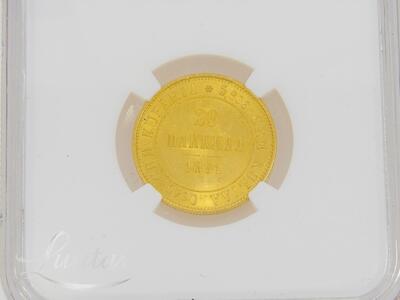 Kuldmünt 900* Finland (Russia) 20 Markkaa 1891a - Alexander III