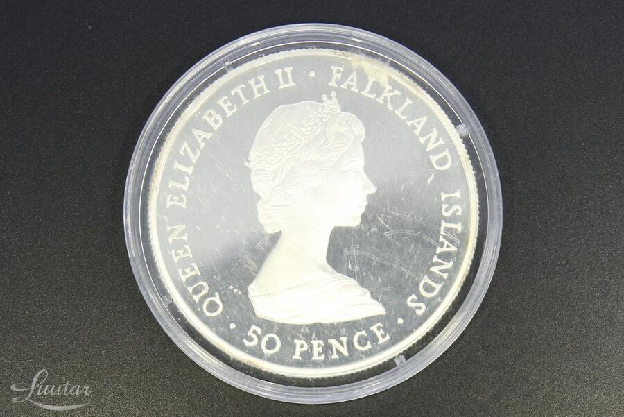 Hõbemünt 925* 50 Pence - Elizabeth II 