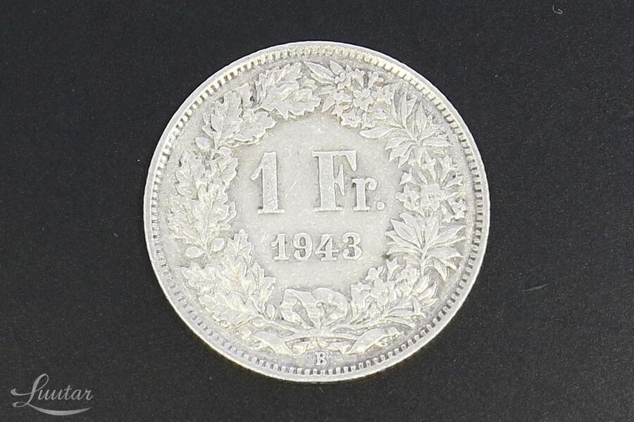 Hõbemünt 900* 1 Franc