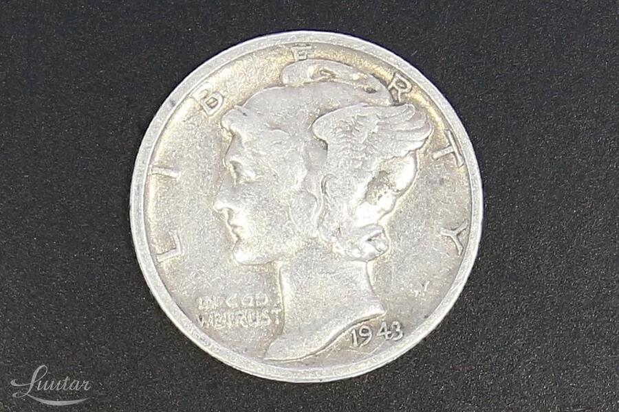 Hõbemünt 900* Mercury Dime