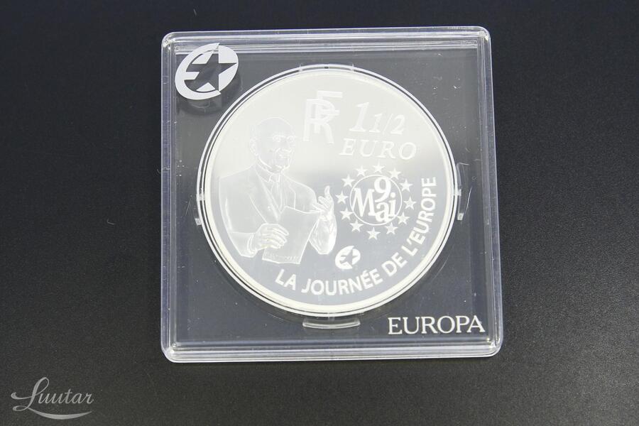 Hõbemünt 900* 1½ Euro Journée de l'Europe