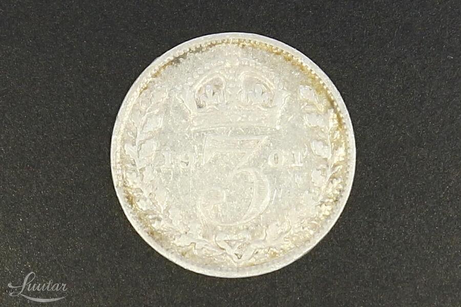 Hõbemünt 925* 3 Pence - Victoria