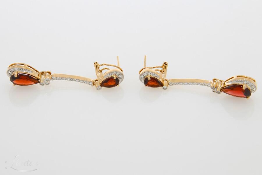 Kuldkõrvarõngad 585* Briljandid