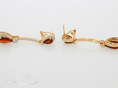 Kuldkõrvarõngad 585* Briljandid