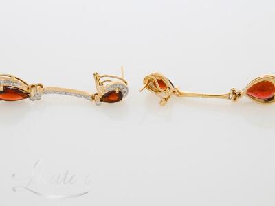 Kuldkõrvarõngad 585* Briljandid