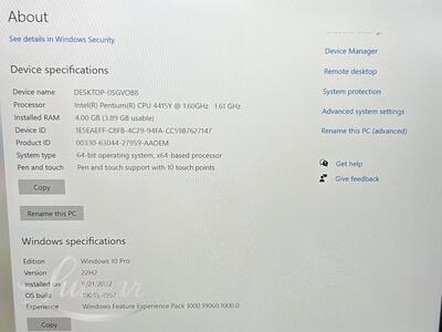Tahvelarvuti Microsoft Surface Go 2 10.5 4GB/64GB