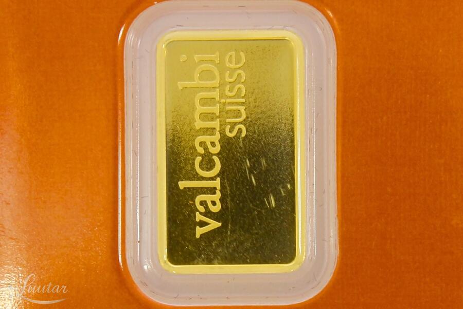 Kuldplaat 999* Valcambi Suisse