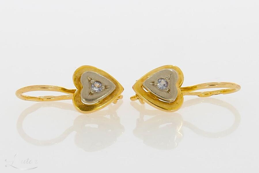 Kuldkõrvarõngad 585* Briljandid