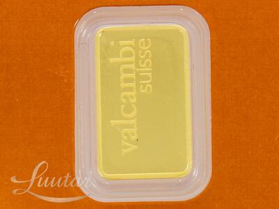 Kuldplaat 999* Valcambi Suisse