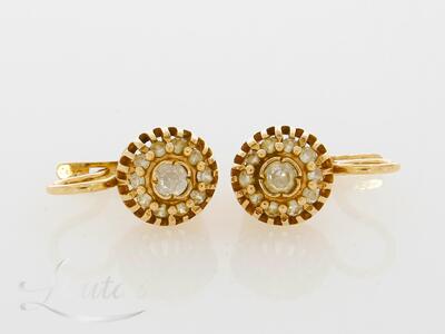 Komplekt Kuldsõrmus + kuldkõrvarõngad 585*