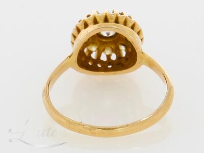 Komplekt Kuldsõrmus + kuldkõrvarõngad 585*