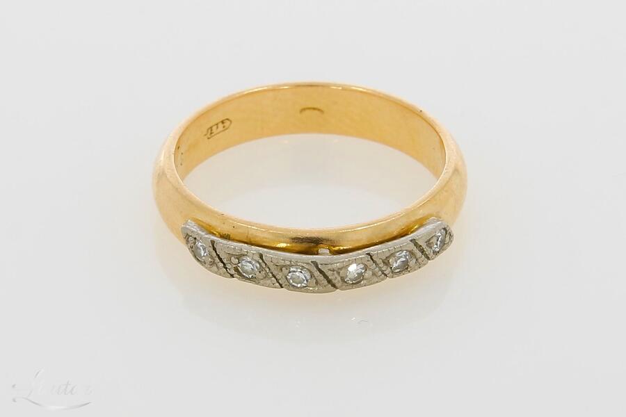 Kuldsõrmus 585* Briljandid