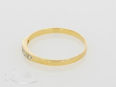 Kuldsõrmus 585* Briljandid