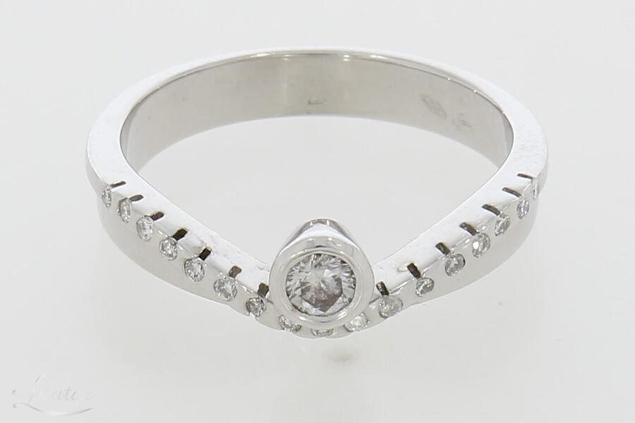 Kuldsõrmus 585* Briljandid 0.28ct