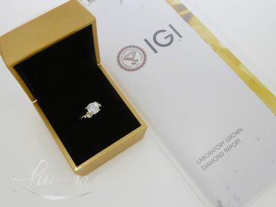 Kuldsõrmus 585* UUS! Briljandid 2.29ct