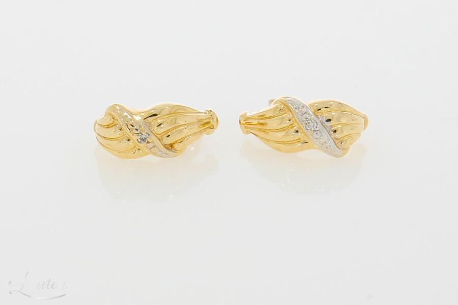 Kuldkõrvarõngad 585* Briljandid