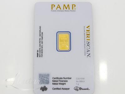 Kuldplaat 999* PAMP