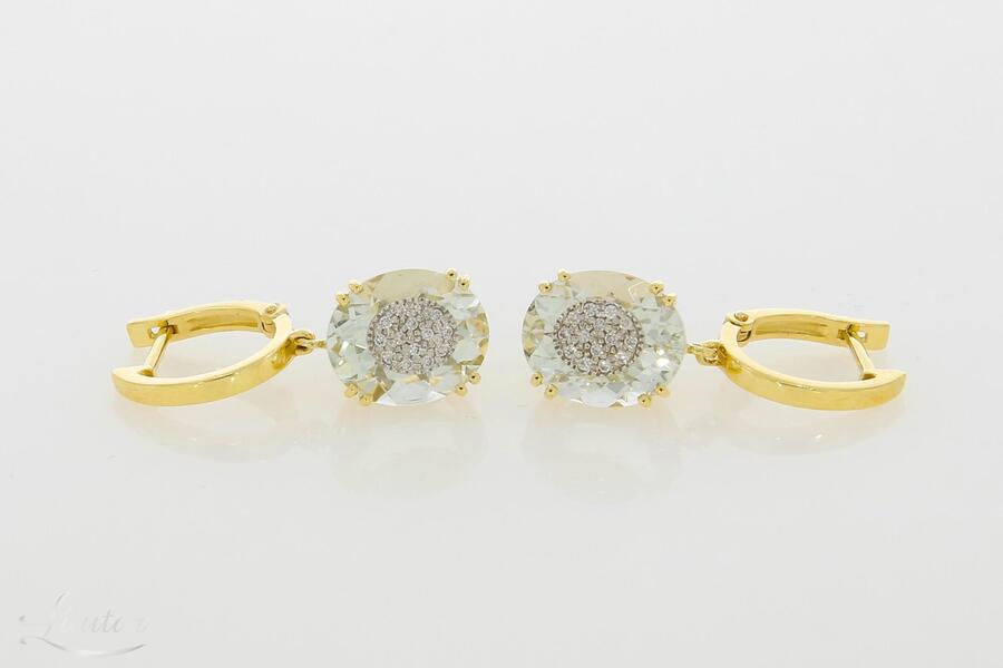 Kuldkõrvarõngad 585* Briljandid