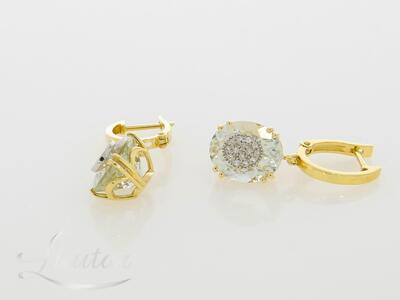 Kuldkõrvarõngad 585* Briljandid