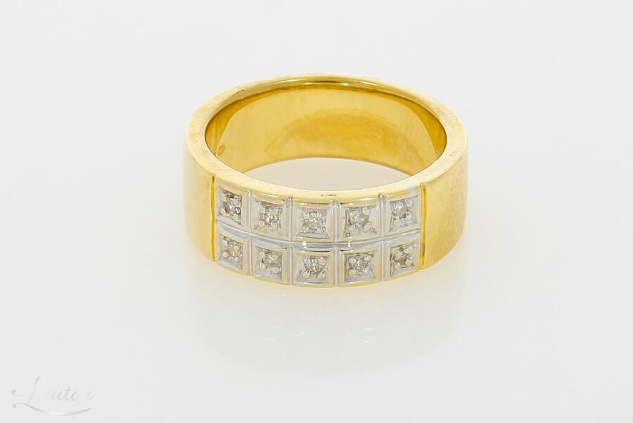 Kuldsõrmus 585*  Briljandid