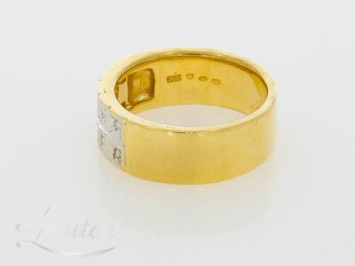 Kuldsõrmus 585*  Briljandid