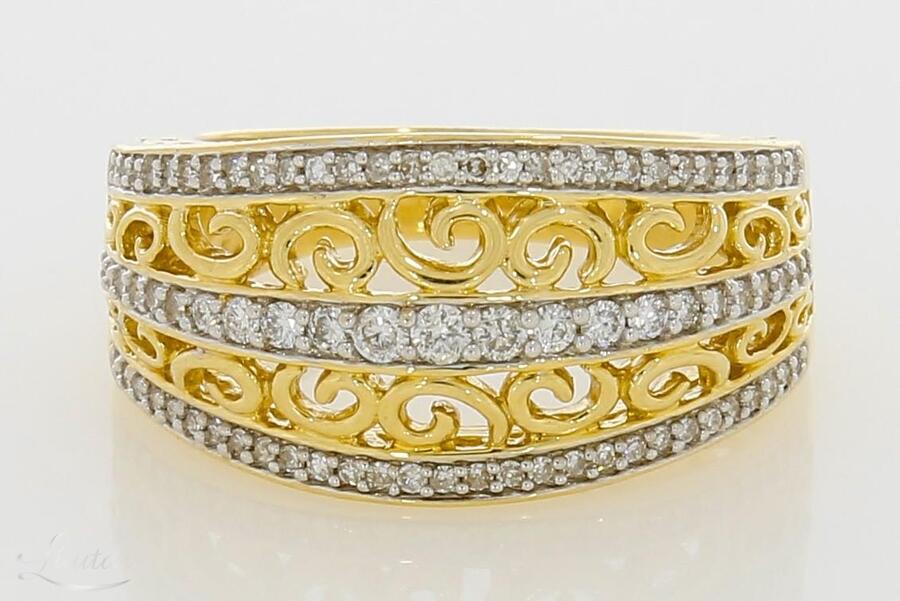 Kuldsõrmus 585* Briljandid 