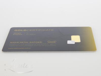 Kuldplaat 999* Tavex