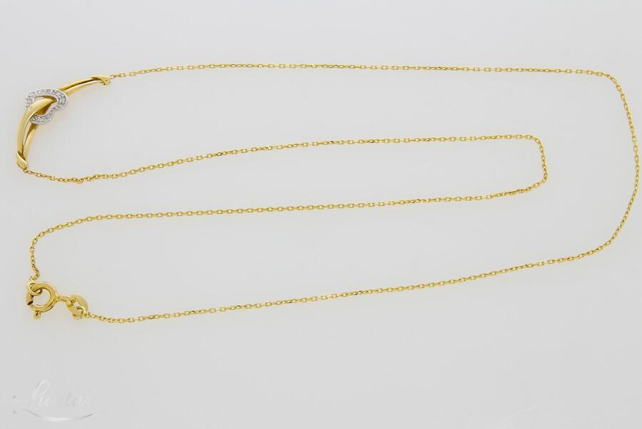 Kuldkaelakett kuloniga 585* Briljandid